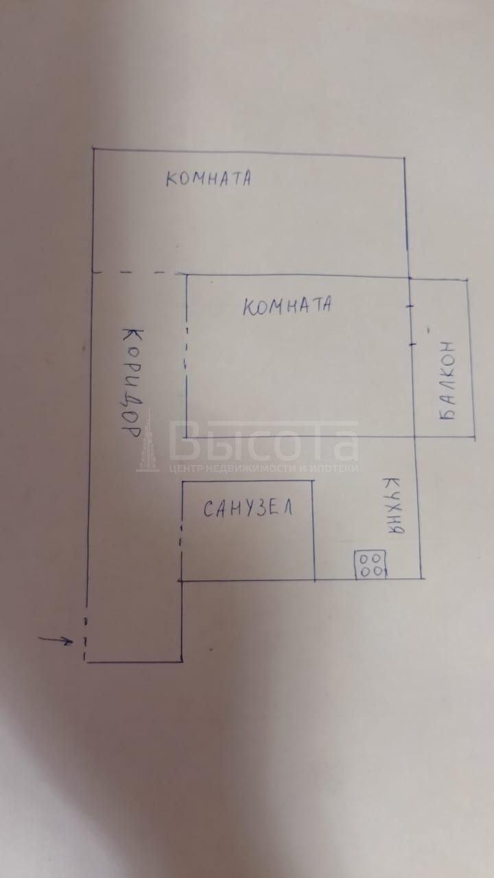 Фото 2 комнатная квартира 44 м2 этаж 4/5: 21