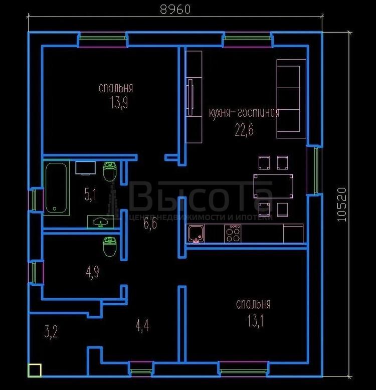 Фото объекта недвижимости под номером 412 за 6350000 рублей