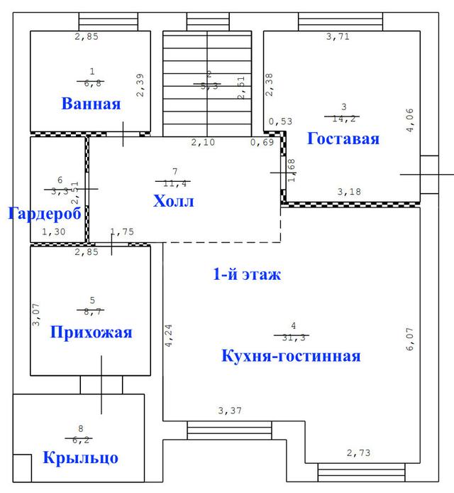 Фото 2-этажный коттедж 178 м2: 25