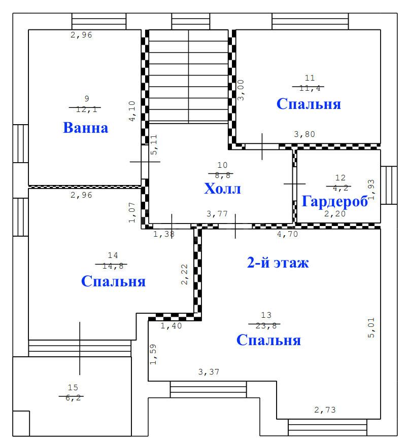 Фото 2-этажный коттедж 178 м2: 26