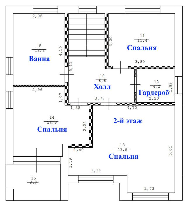 Фото 2-этажный коттедж 178 м2: 26