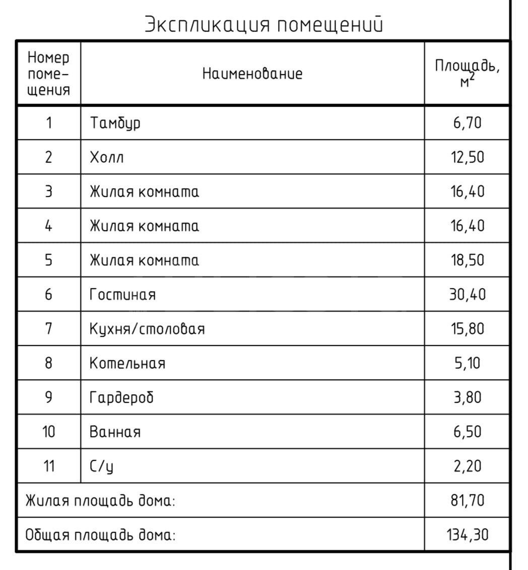 Фото 1-этажный дом 134 м2: 7