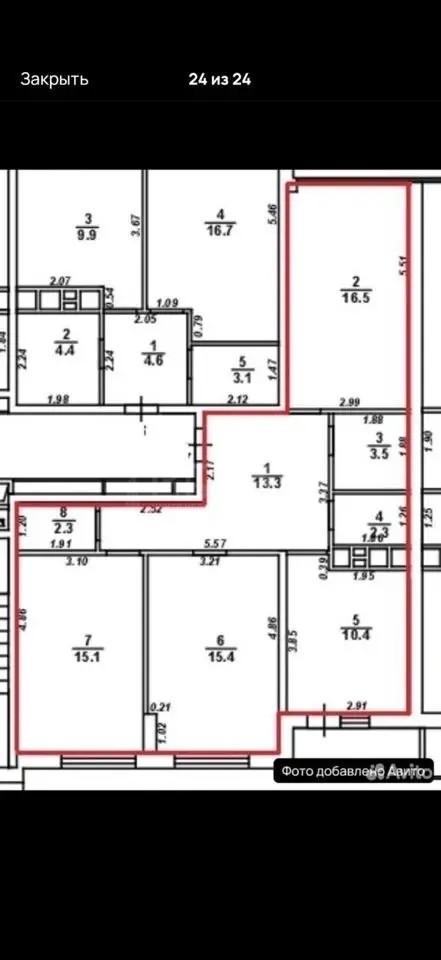 Фото 3 комнатная квартира 78.8 м2 этаж 24/25: 1