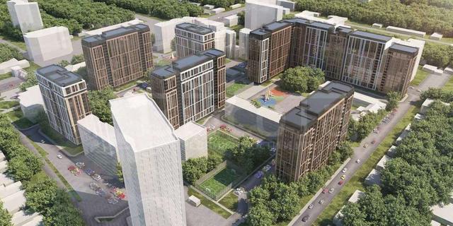 Фото 2 комнатная квартира 68.09 м2 этаж 7/18 в новостройке в ЖК «Квартал 45»: 3