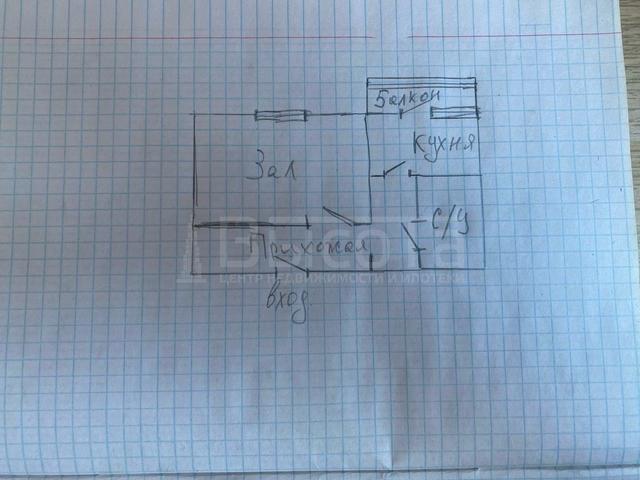 Фото 1 комнатная квартира 30 м2 этаж 9/10: 12