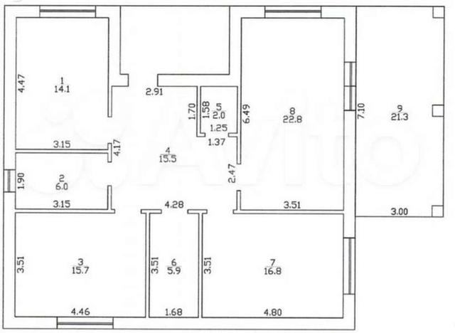 Фото 1-этажный дом 123 м2: 8