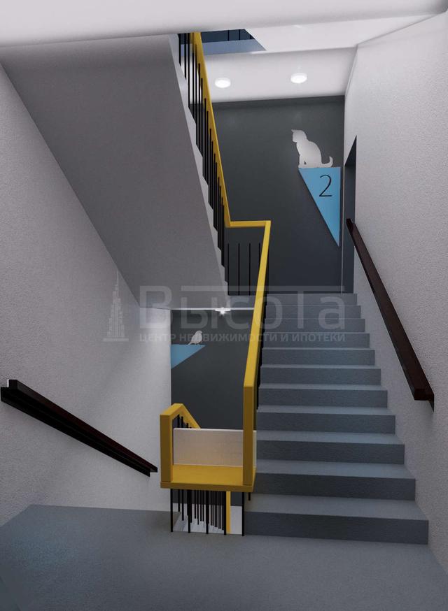 Фото 2 комнатная квартира 57.26 м2 этаж 15/21: 7