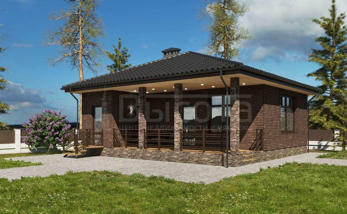 Фото 1-этажный коттедж 74 м2: 6