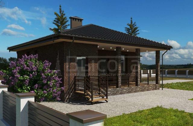 Фото 1-этажный коттедж 74 м2: 7